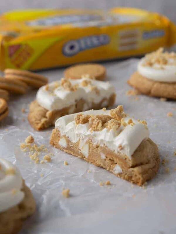 Crumbl golden Oreo cookies