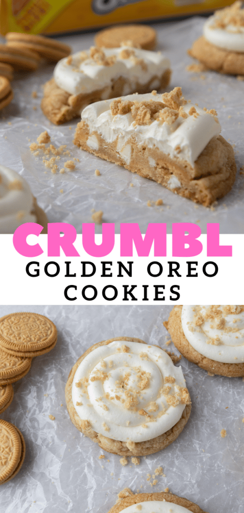 Crumbl golden Oreo cookies 