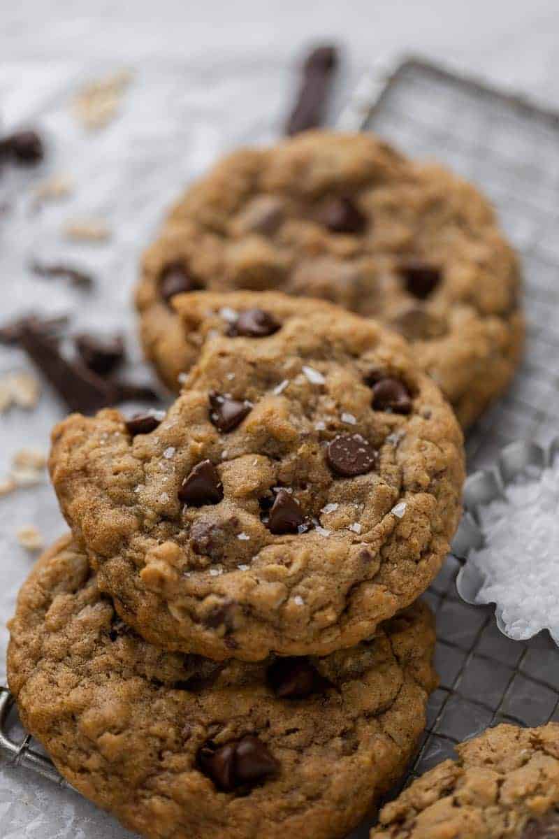 The softest Crumbl Oatmeal Chocolate Chip Cookies Lifestyle of a Foodie