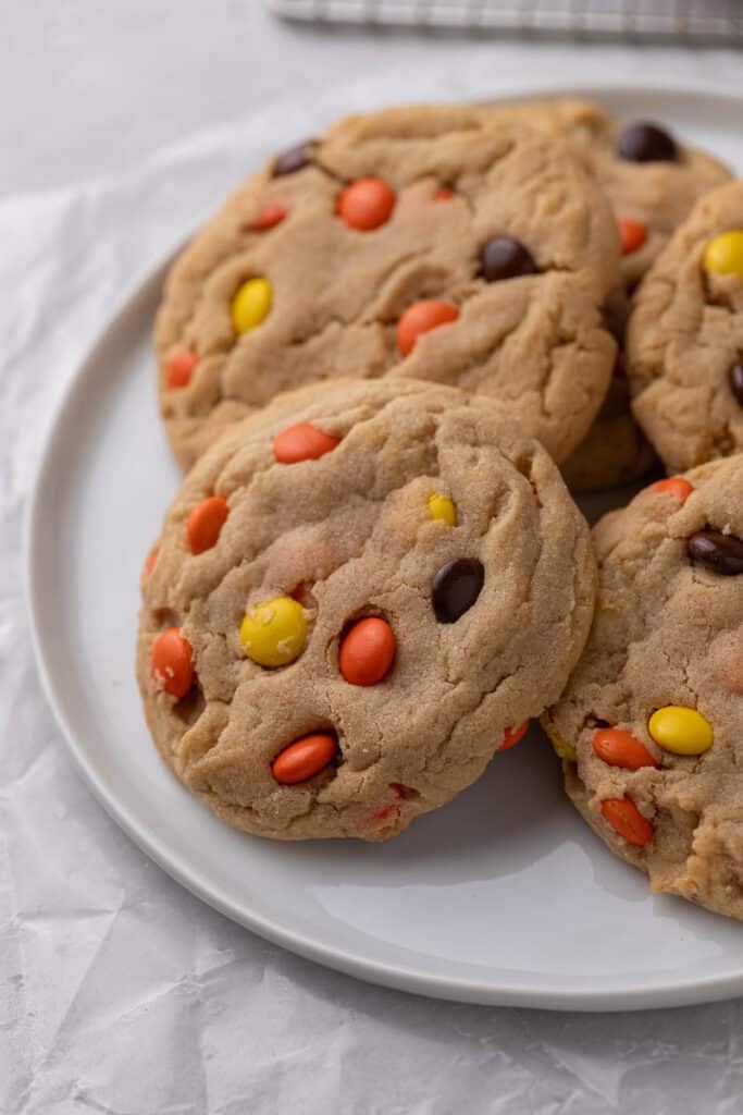 Crumbl peanut butter Reese's pieces cookies