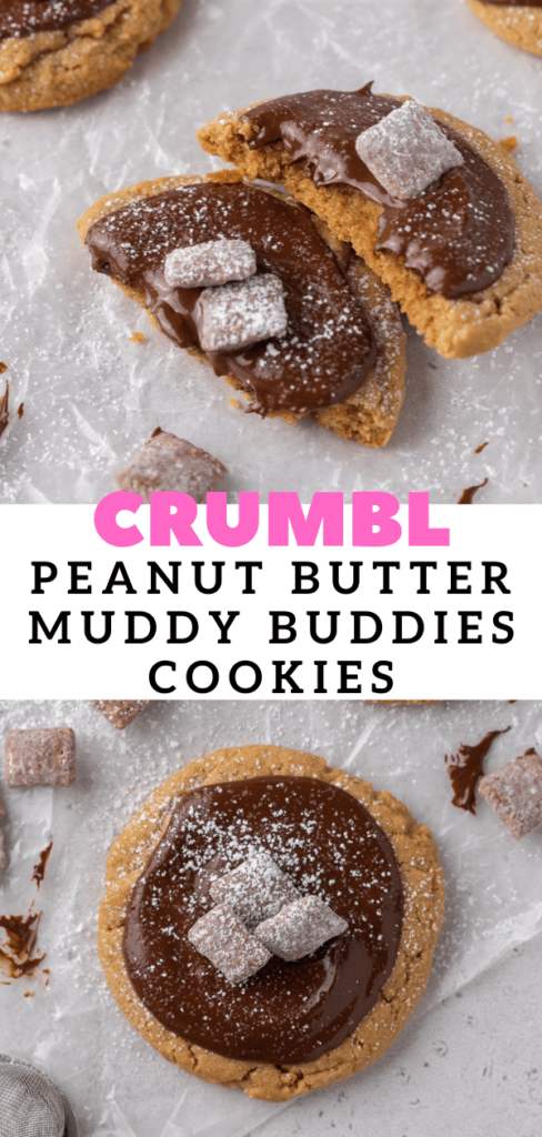 Crumbl muddy buddies cookies 