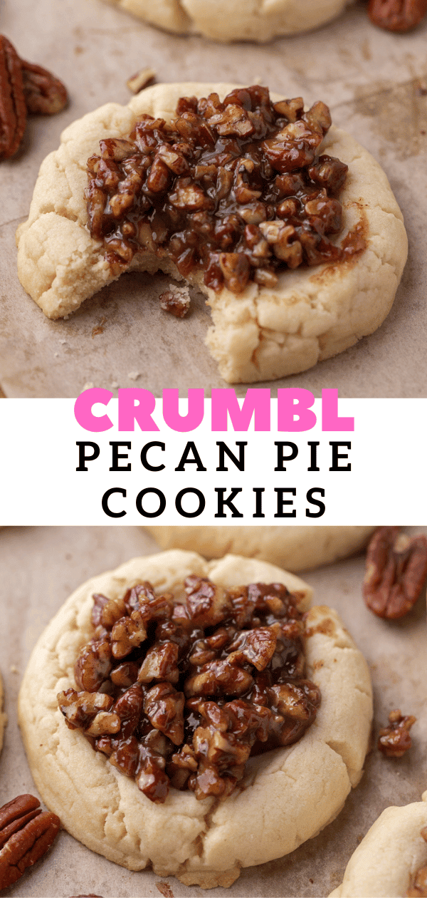 Crumbl Pecan Pie cookies with sugar cookies Lifestyle of a Foodie