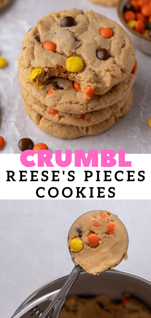 Crumbl peanut butter reese's pieces cookies