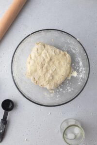 Pie dough in a bowl
