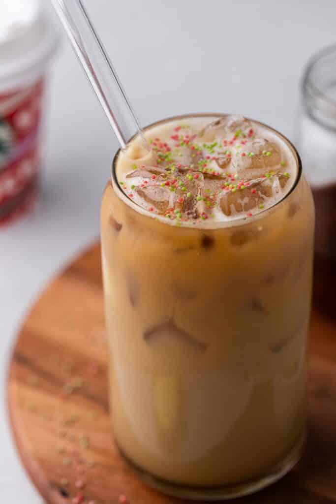 Starbucks sugar cookie almond milk latte 