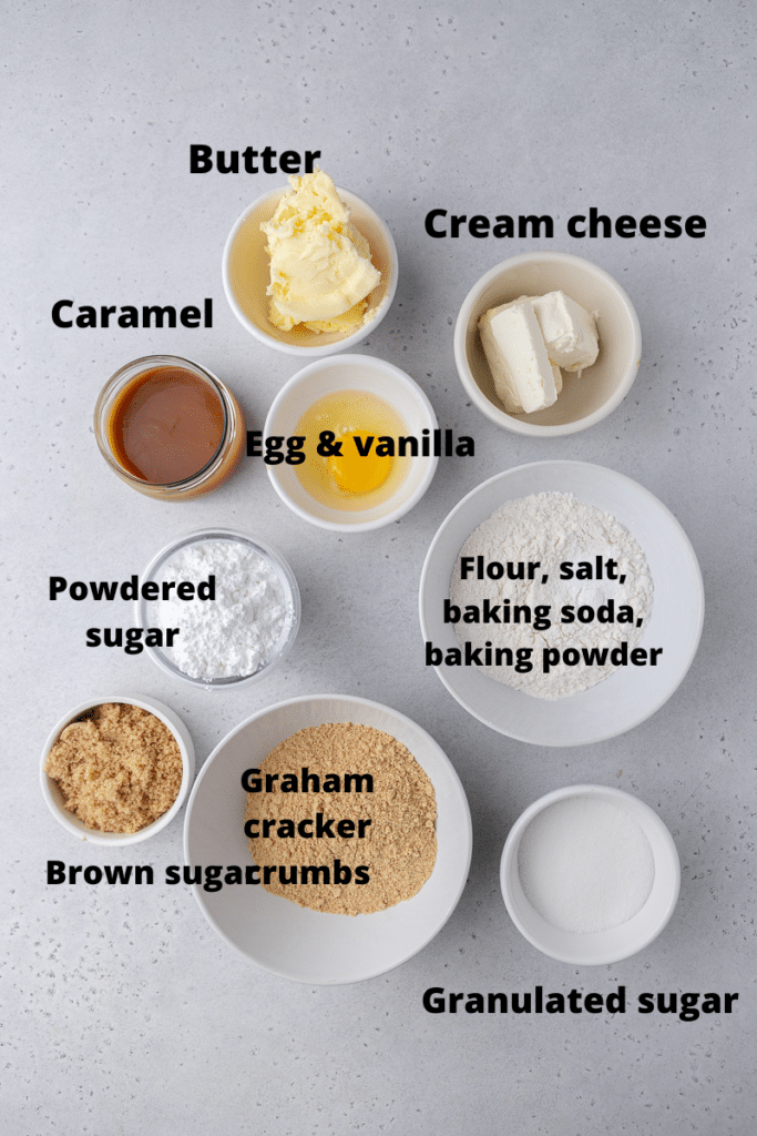 Crumbl salted caramel cheesecake cookies ingredients