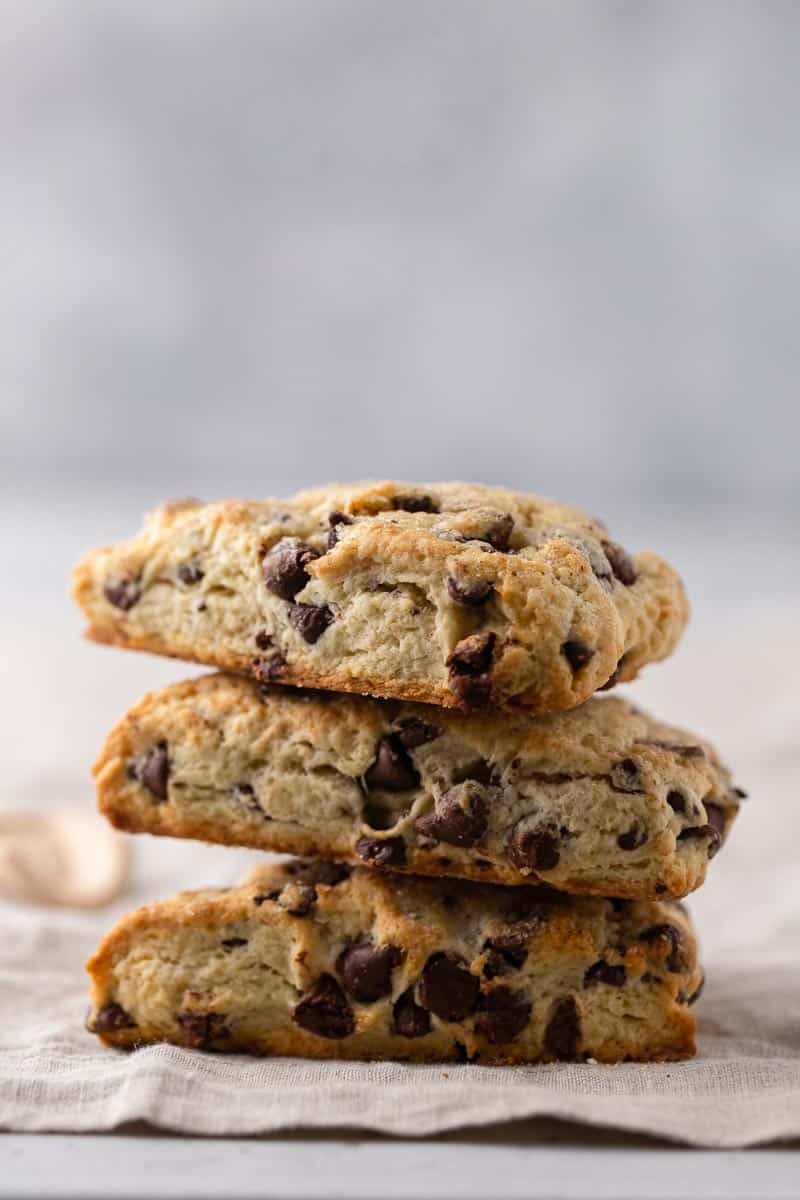 Easy Chocolate Chip Scones - Lifestyle of a Foodie