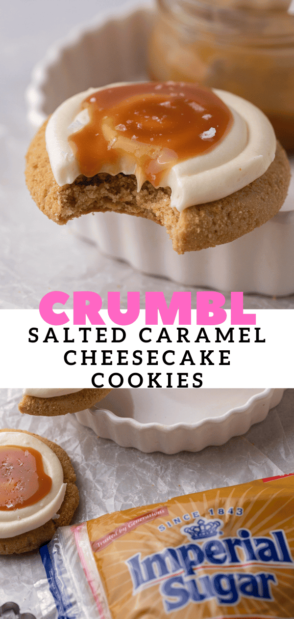 Crumbl Salted Caramel Cheesecake Cookies Lifestyle of a Foodie