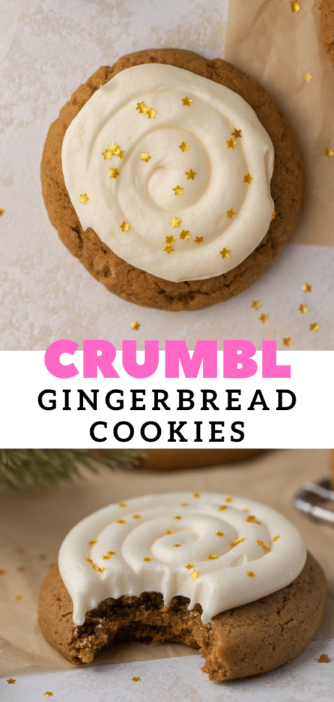 Crumbl gingerbread cookies 