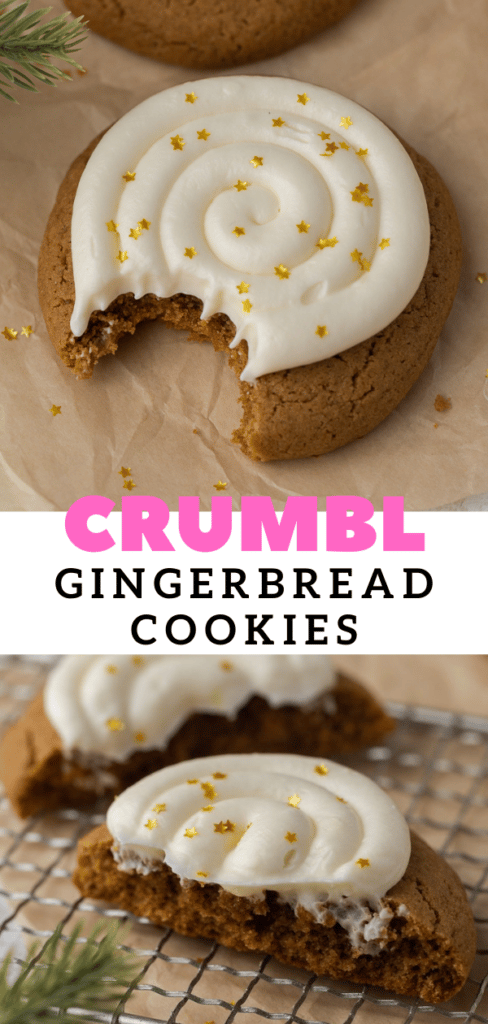 Crumbl gingerbread cookies 