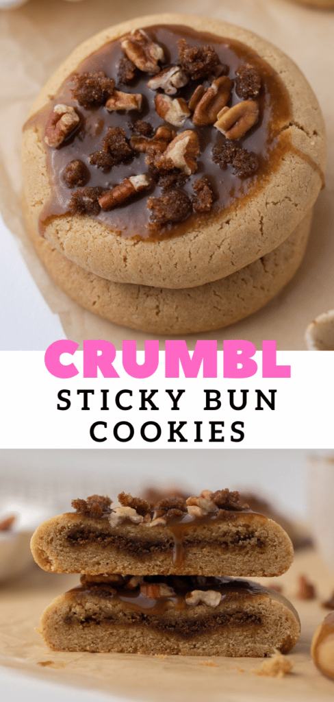 Crumbl Sticky bun cookies