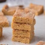 Snickerdoodle bars stack