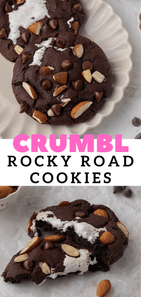 Crumbl Rocky Road Cookies
