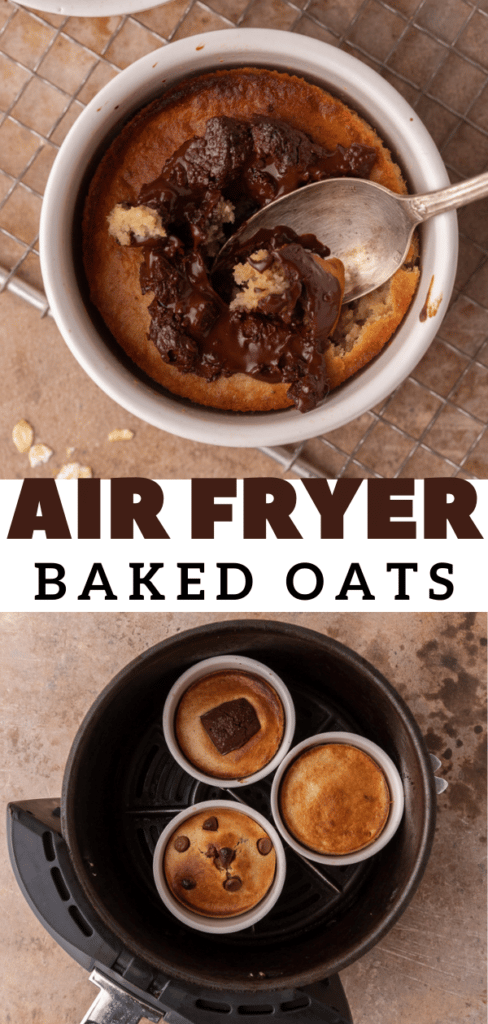Air fryer baked oats