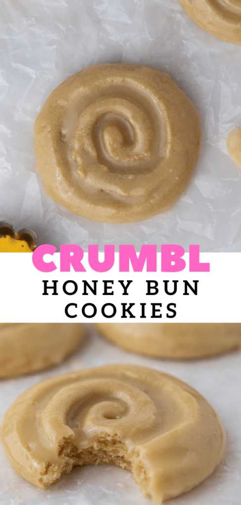 Crumbl honey bun cookies