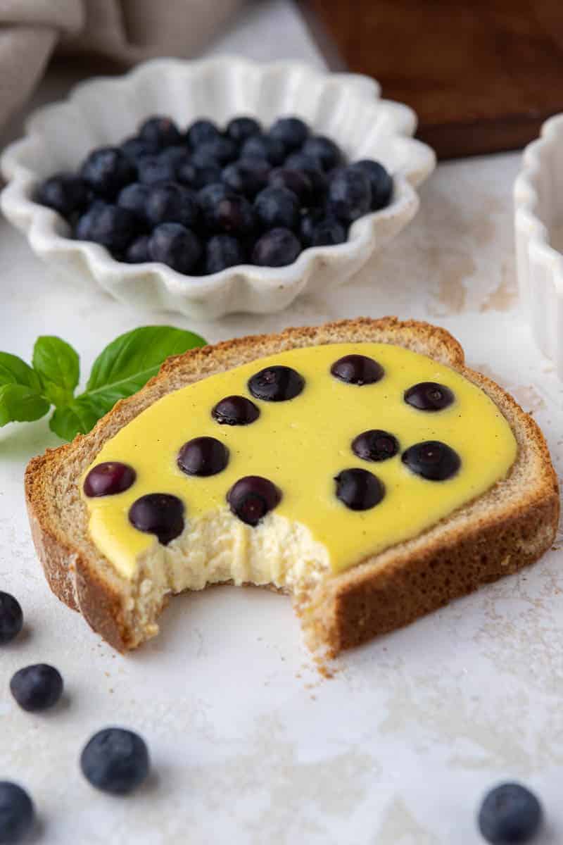 Tiktok custard toast Air fryer/Oven Yogurt Toast Lifestyle of a Foodie