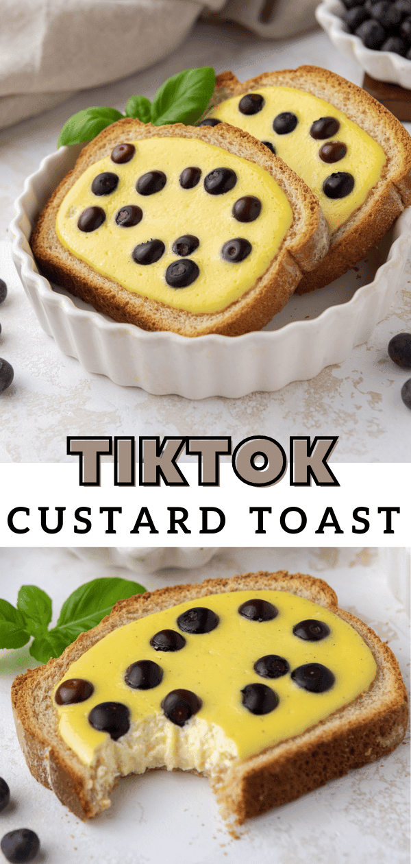 Tiktok custard toast Air fryer/Oven Yogurt Toast Lifestyle of a Foodie
