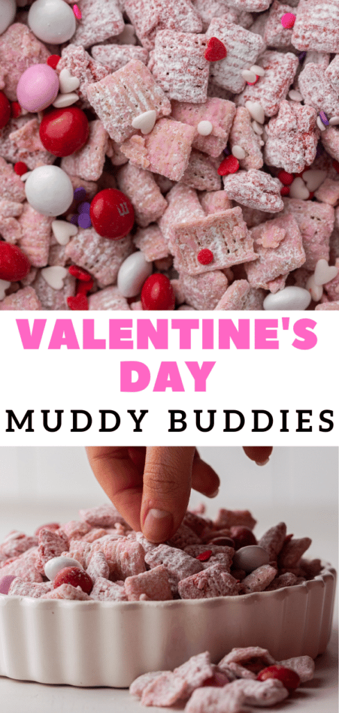 Valentine's day muddy buddies