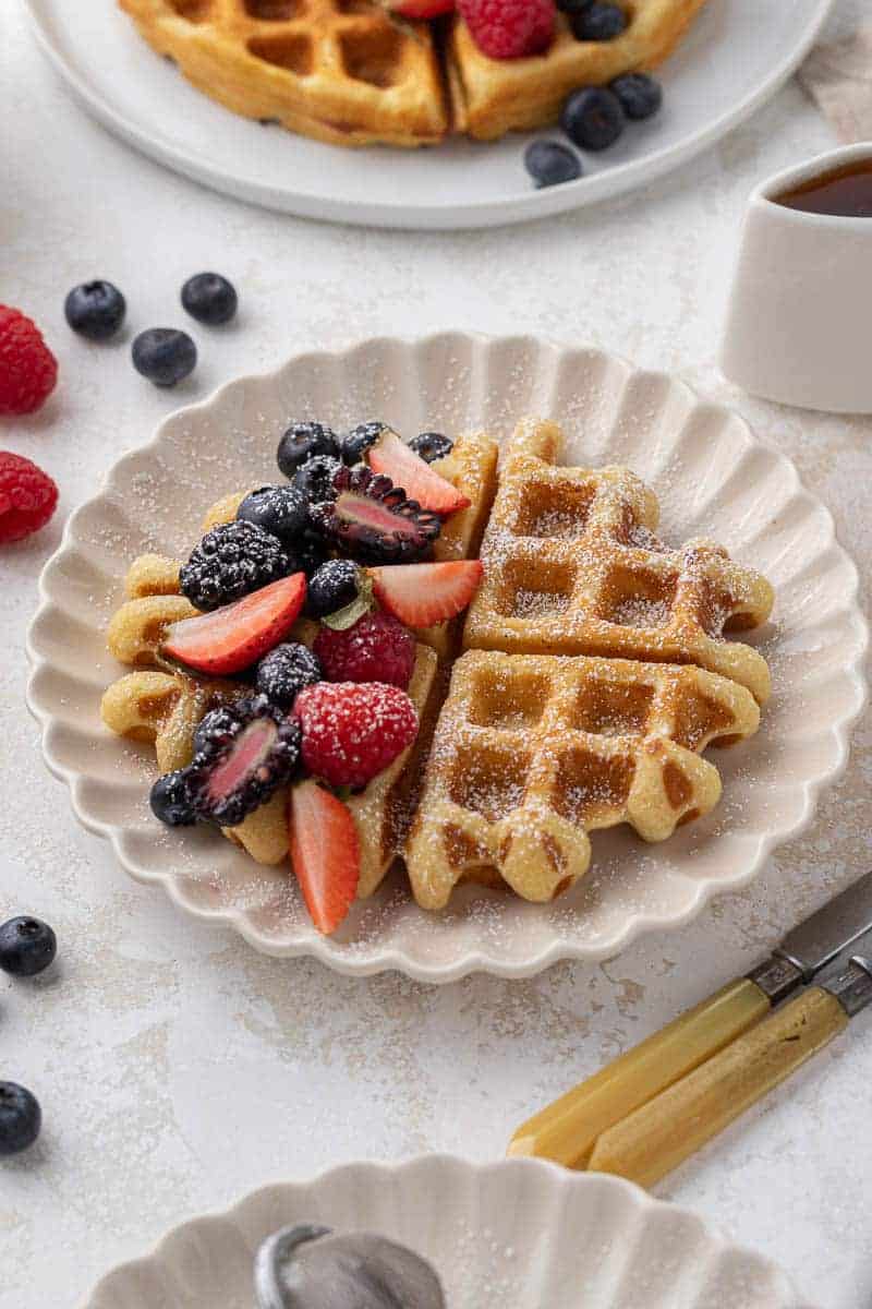 The Easiest Buttermilk Waffles Recipe - Lifestyle Of A Foodie