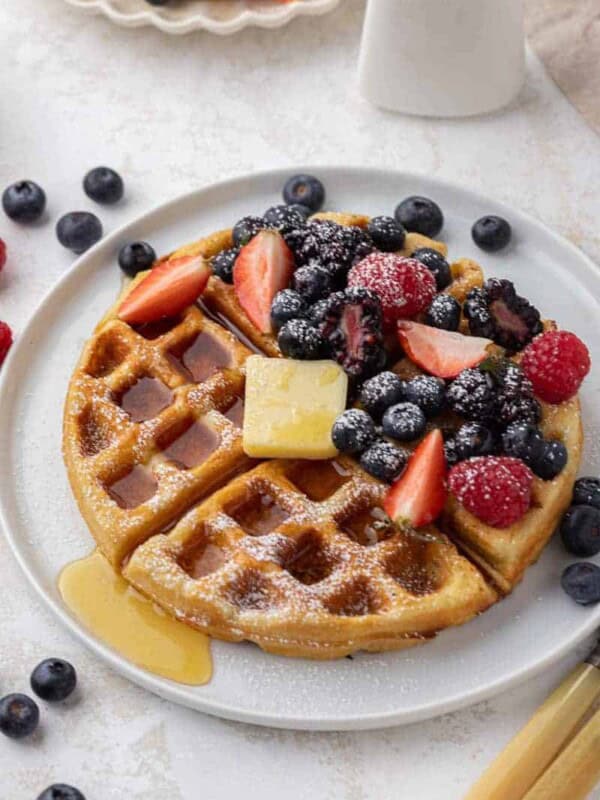 Brunch buttermilk waffles