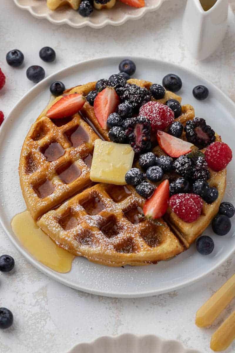 The Easiest Buttermilk waffles Recipe - Lifestyle of a Foodie