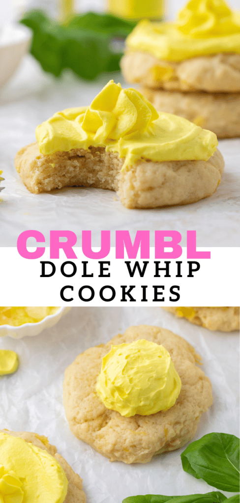 Crumbl Dole Whip Cookies