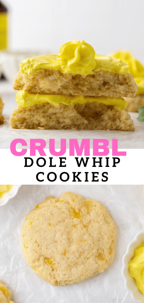 Crumbl Dole Whip Cookies