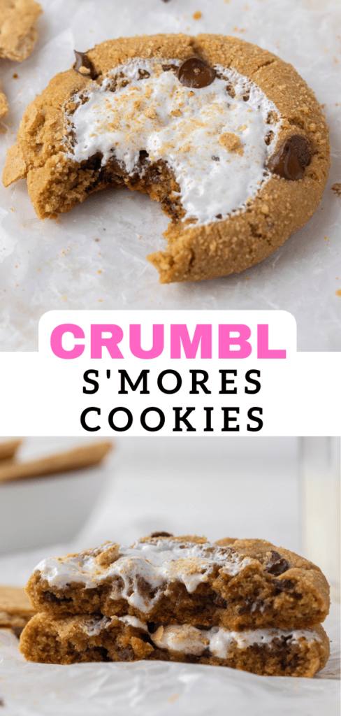 Crumbl s'mores cookies
