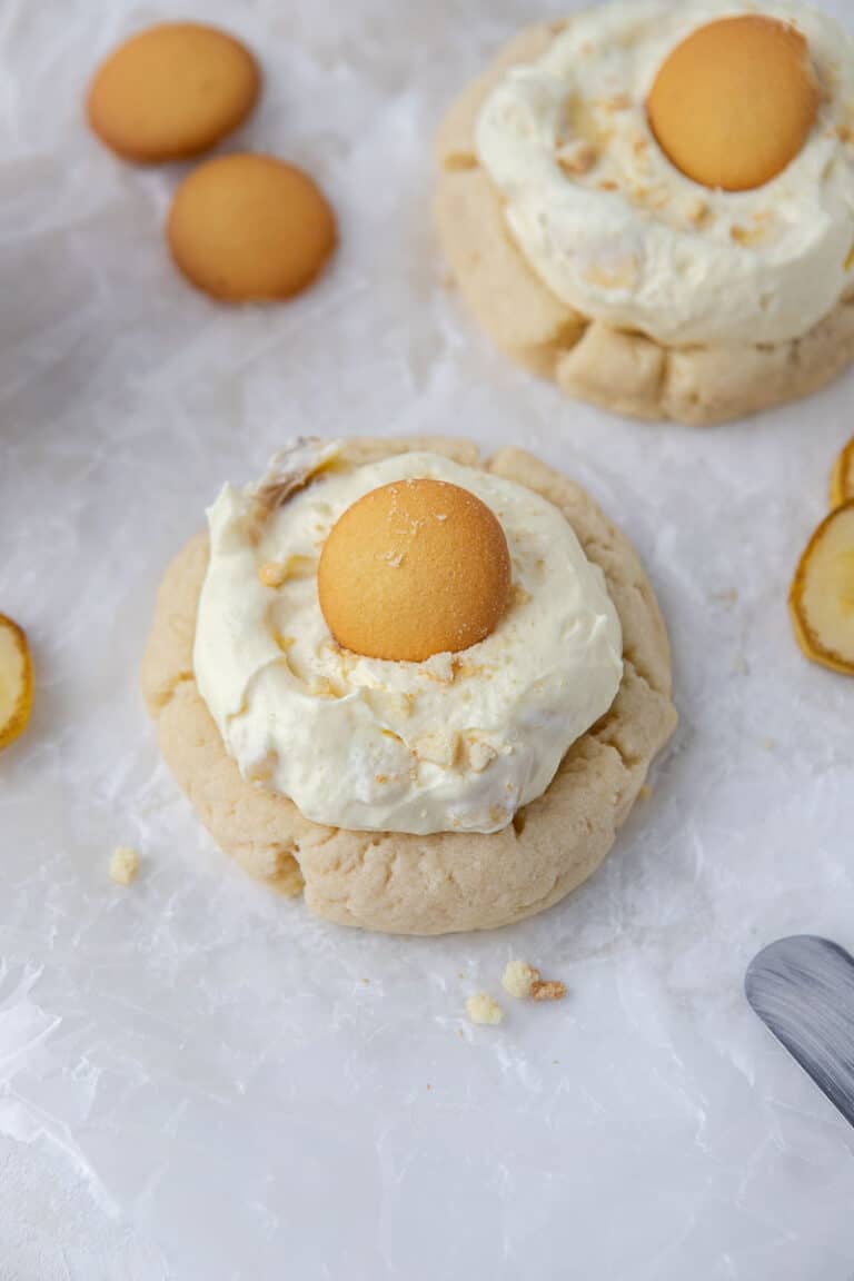 The Best Chilled Crumbl banana cream pie Cookies Lifestyle of a Foodie