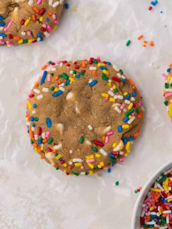 Crumbl cake batter blondie cookies