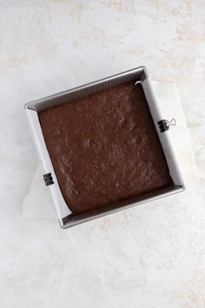 Brownie in 8x8 pan
