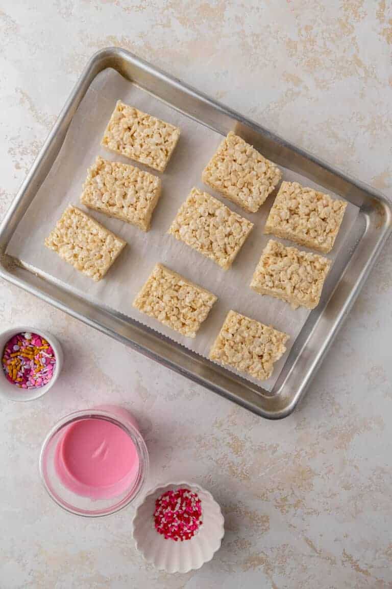 The best Chocolate Coated Rice Krispie Treats Lifestyle of a Foodie