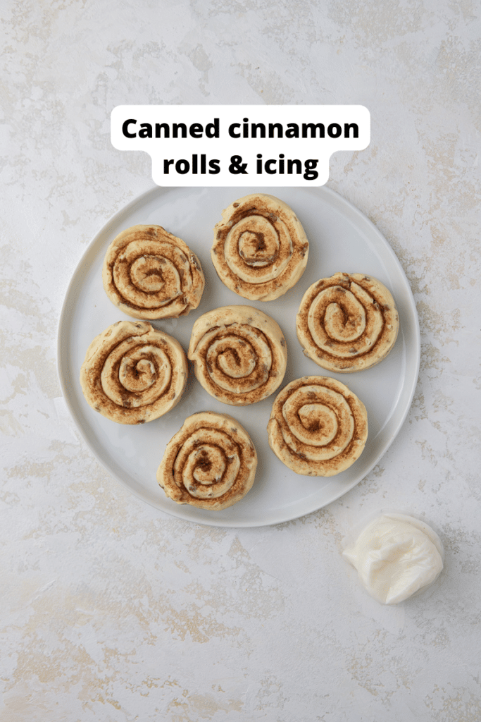 Air fryer cinnamon rolls ingredients