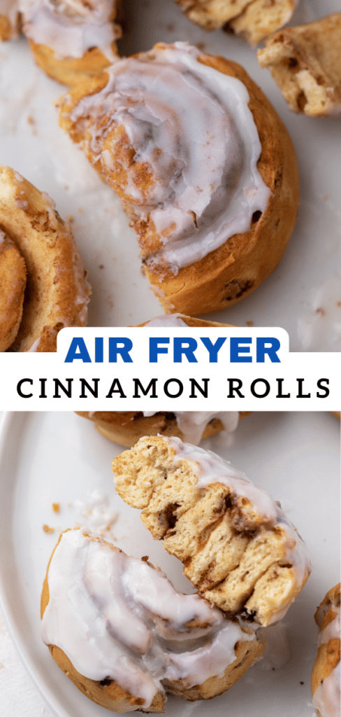 Air fryer cinnamon rolls