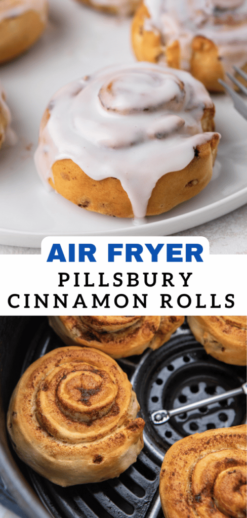 Air fryer cinnamon rolls