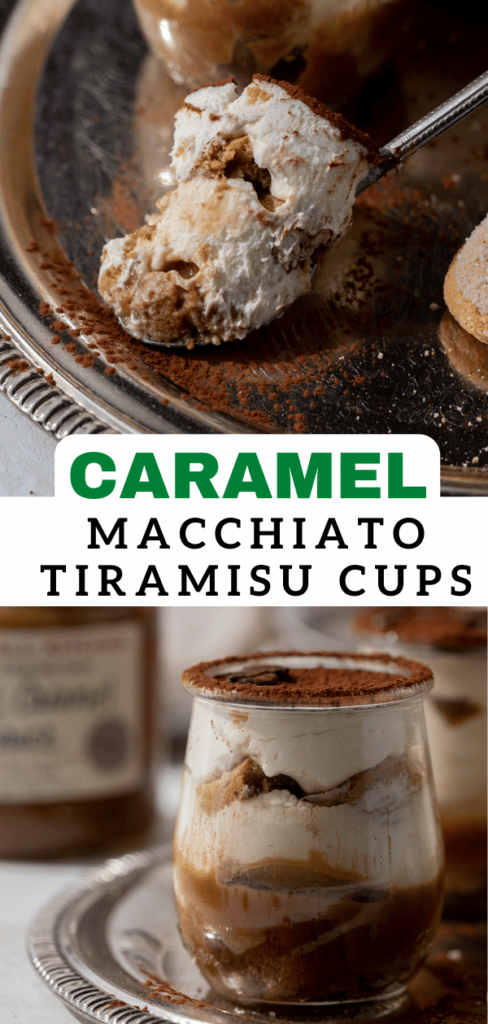 Lazy girl Caramel Tiramisu cups- Caramel macchiato dessert 