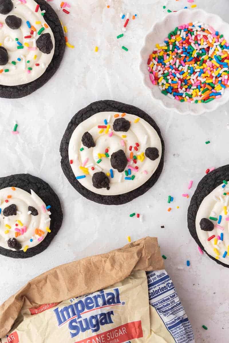 The best Crumbl Oreo Birthday Cake Cookies Lifestyle of a Foodie