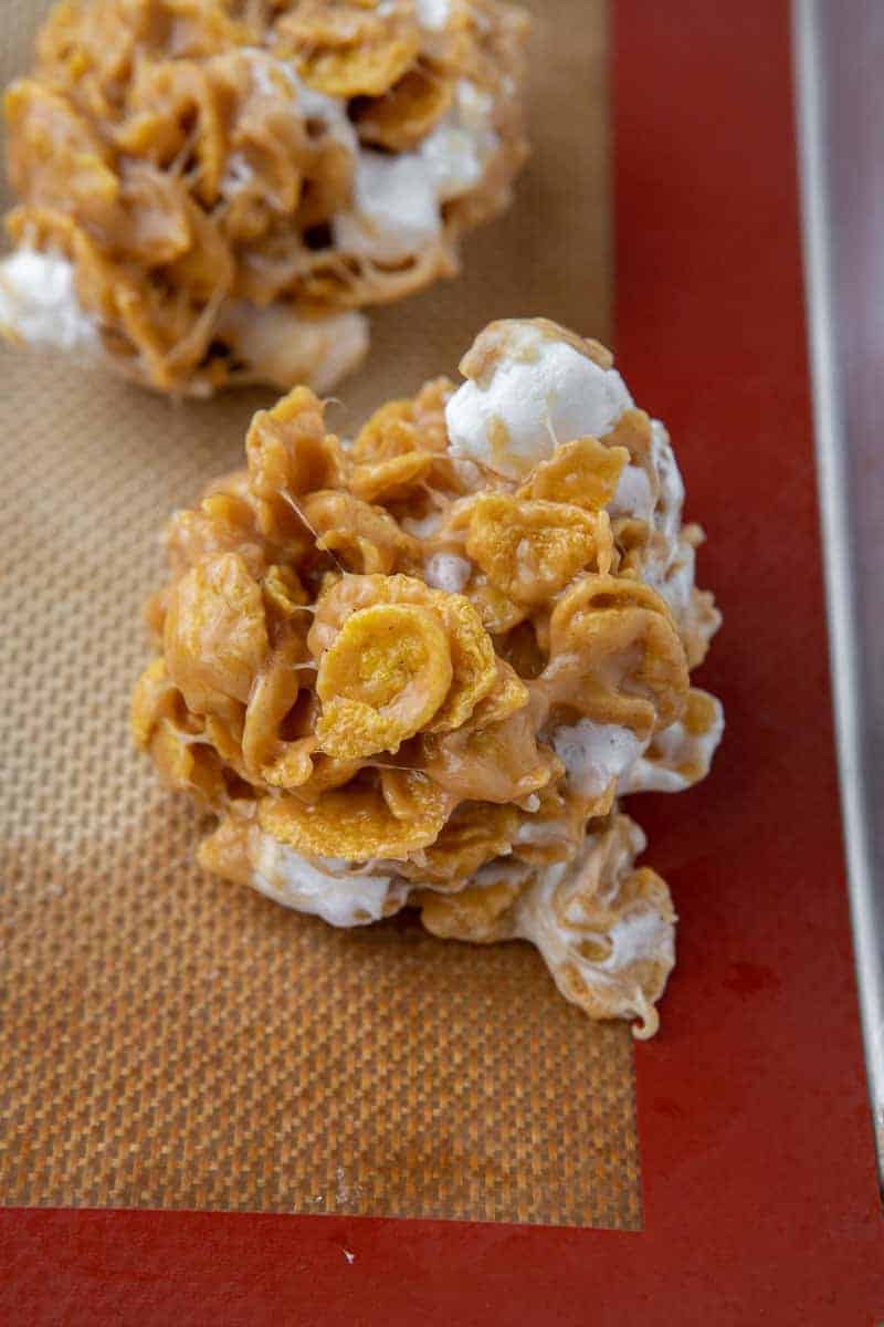 Crumbl Nobake Marshmallow Peanut Butter Cornflake Cookies Lifestyle