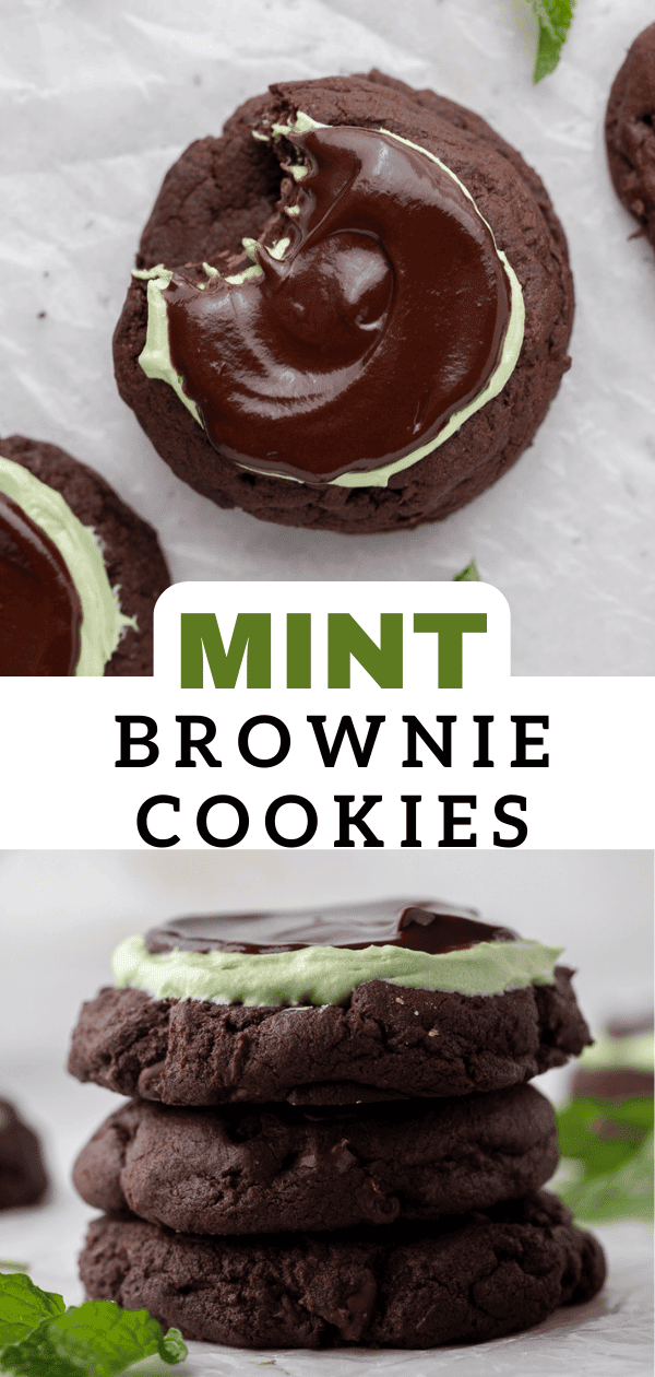The best Chilled Crumbl Mint Brownie Cookies Lifestyle of a Foodie