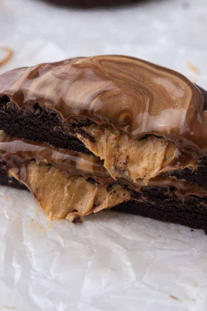 The Best Crumbl Peanut Butter Brownie Cookies Lifestyle of a Foodie