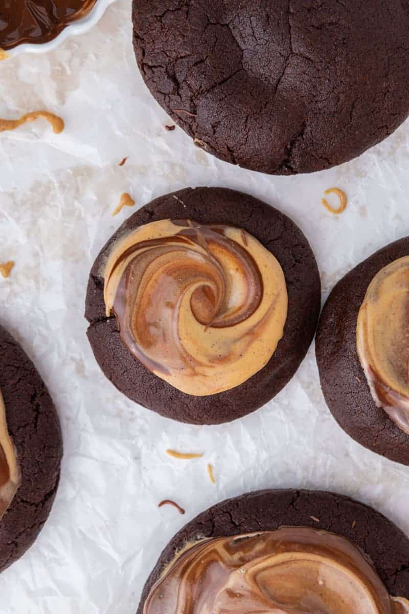 The Best Crumbl Peanut Butter Brownie Cookies Lifestyle of a Foodie