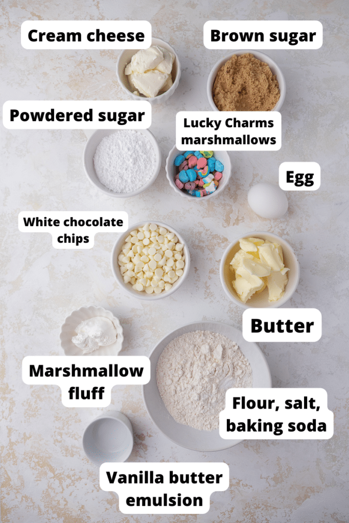 Frosted lucky charm cookie ingredients