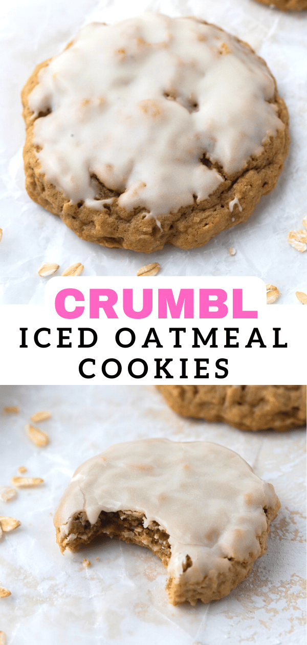 Crumbl iced oatmeal cookies