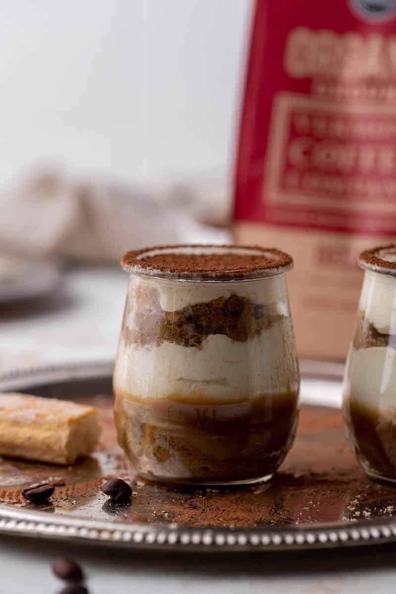 Lazy girl Caramel Tiramisu cups Caramel macchiato dessert Lifestyle