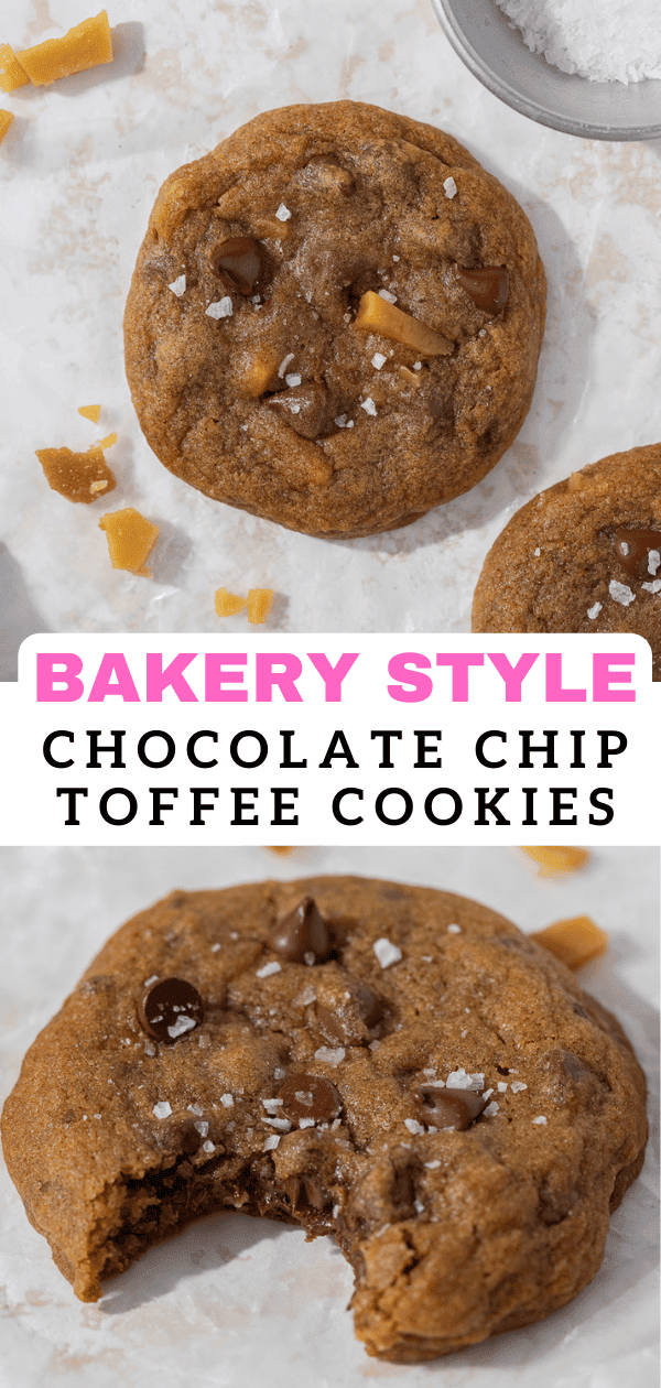 The best Sea Salt Chocolate Chip Toffee Cookies Lifestyle of a Foodie