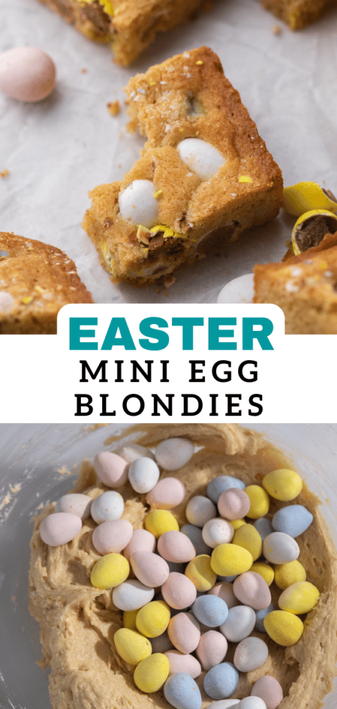 Mini egg blondies