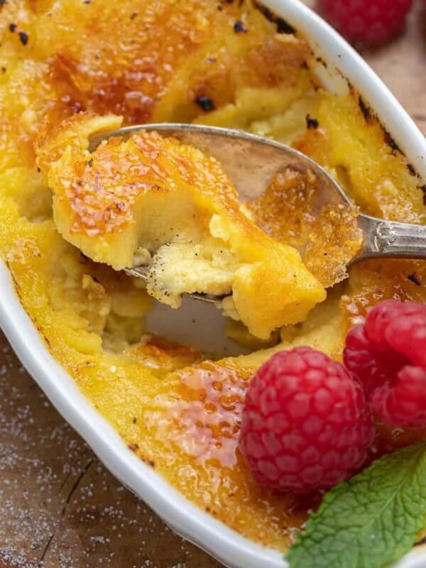 Ice cream creme brulee
