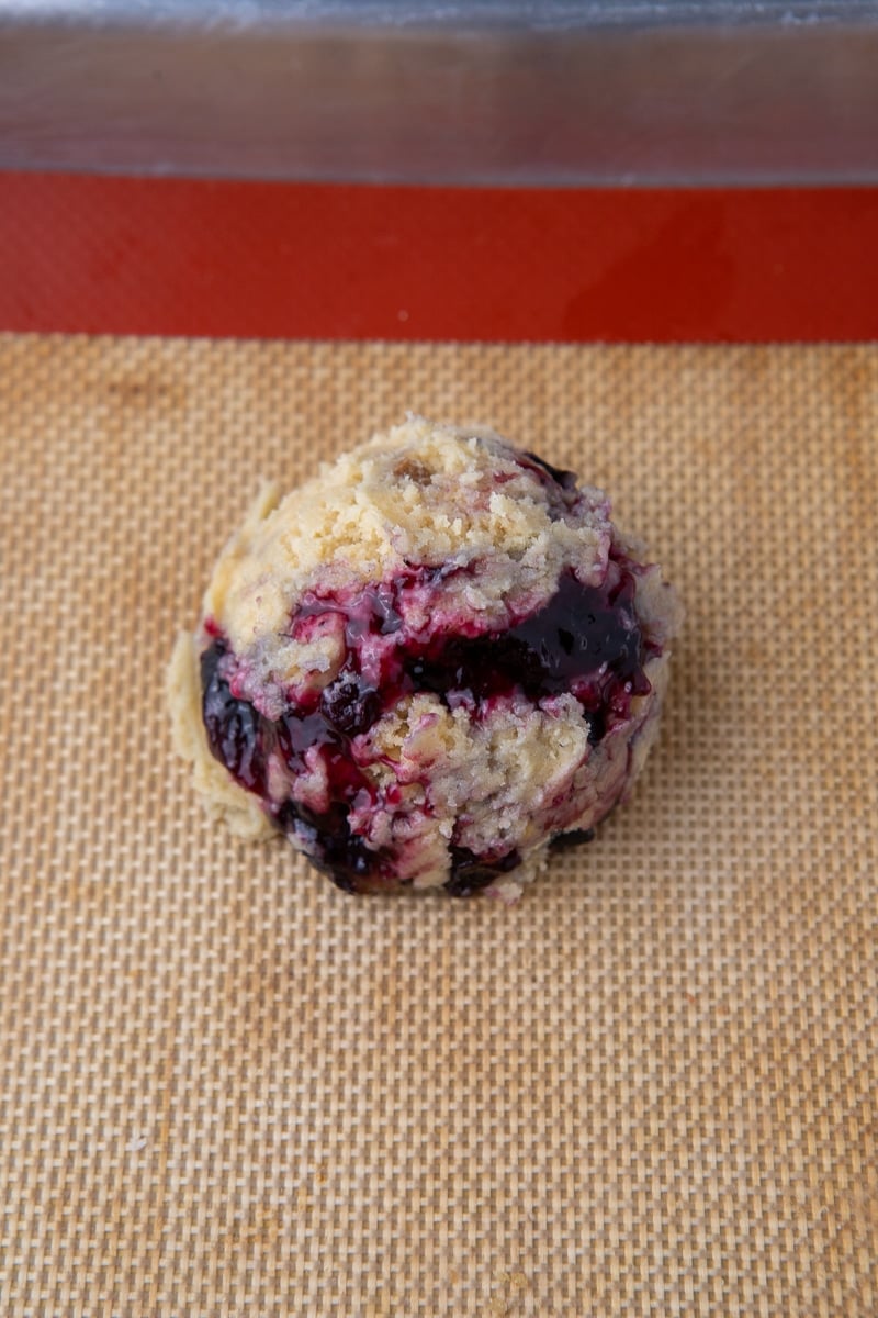 blueberry muffin cookie dough