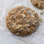 Crumbl coconut white chip cookies
