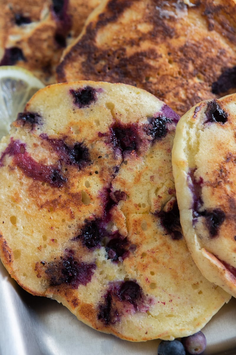Blueberry lemon pancakes